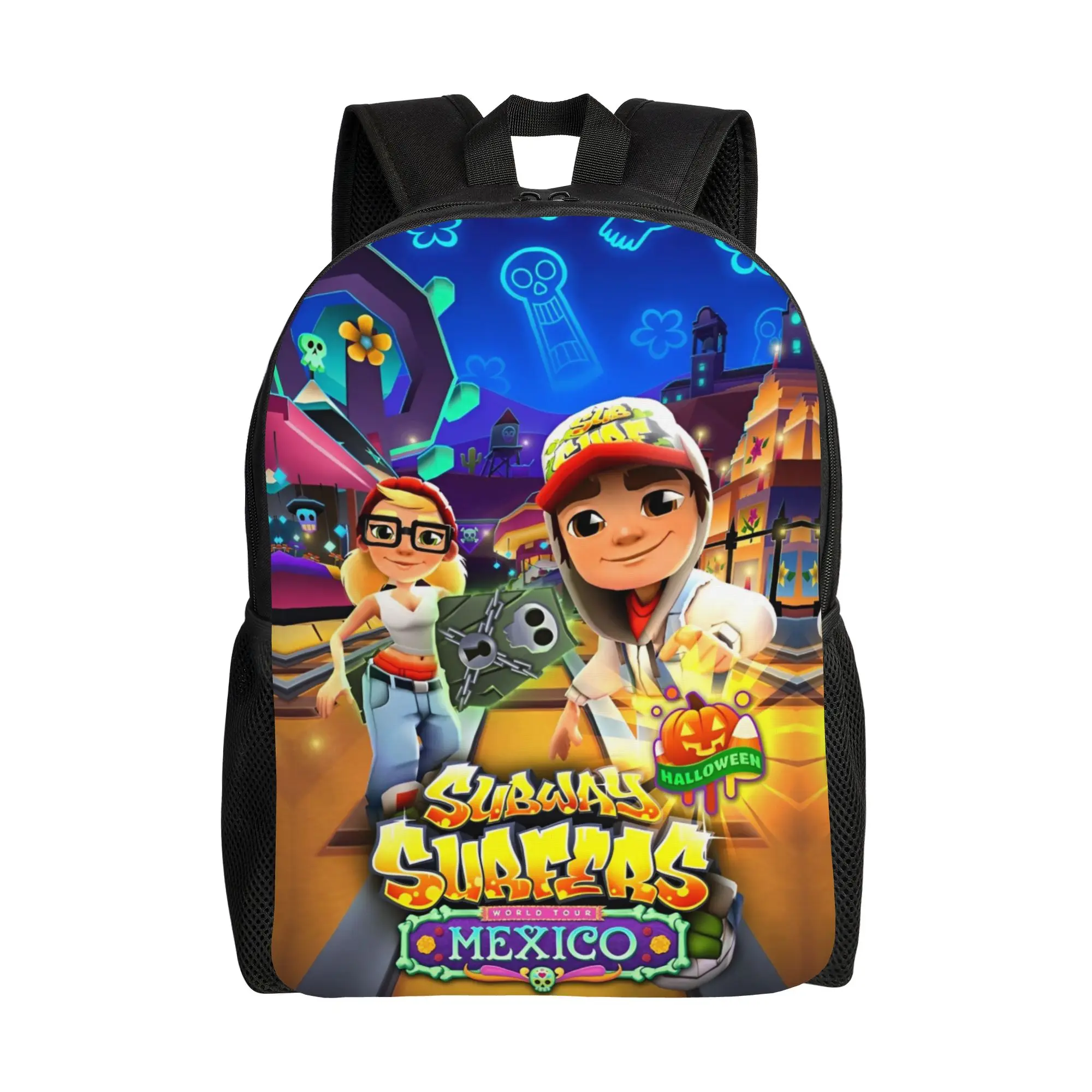 

Рюкзак Subway Surfers Mexico для мужчин, женщин, подростков, студентов, деловой рюкзак, холщовые сумки для колледжа, для активного отдыха