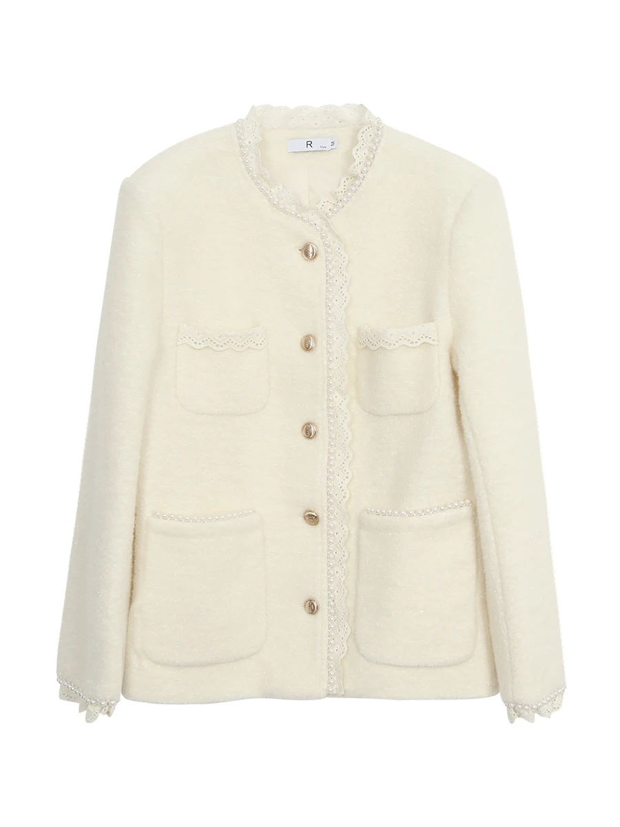 

Красное шерстяное пальто знаменитостей, женское осенне-зимнее пальто белого цвета, трикотаж, модный длинный свек прямого кроя для поездок на работу