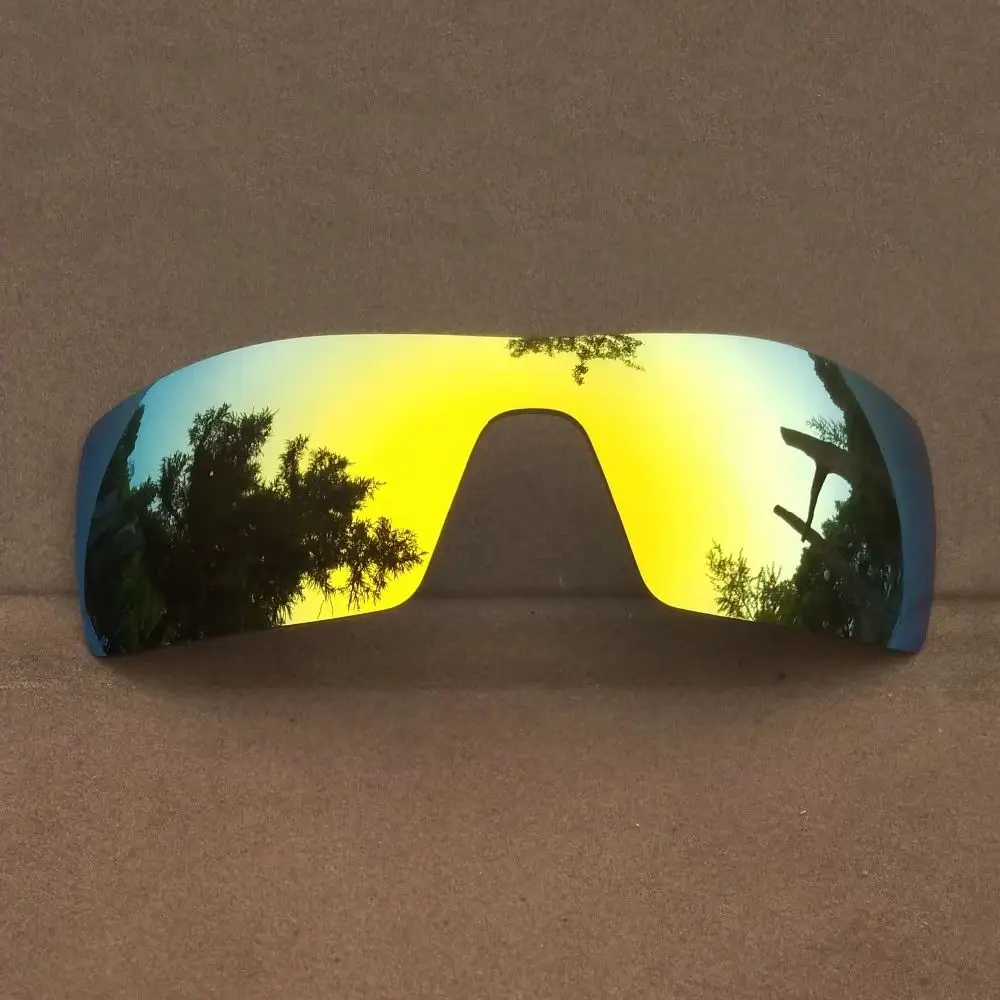 

24K Gold Mirrored Replacement Lenses For-Oakley Offshoot Sunglasses Frame 100% UVA & UVB Anti-Reflective