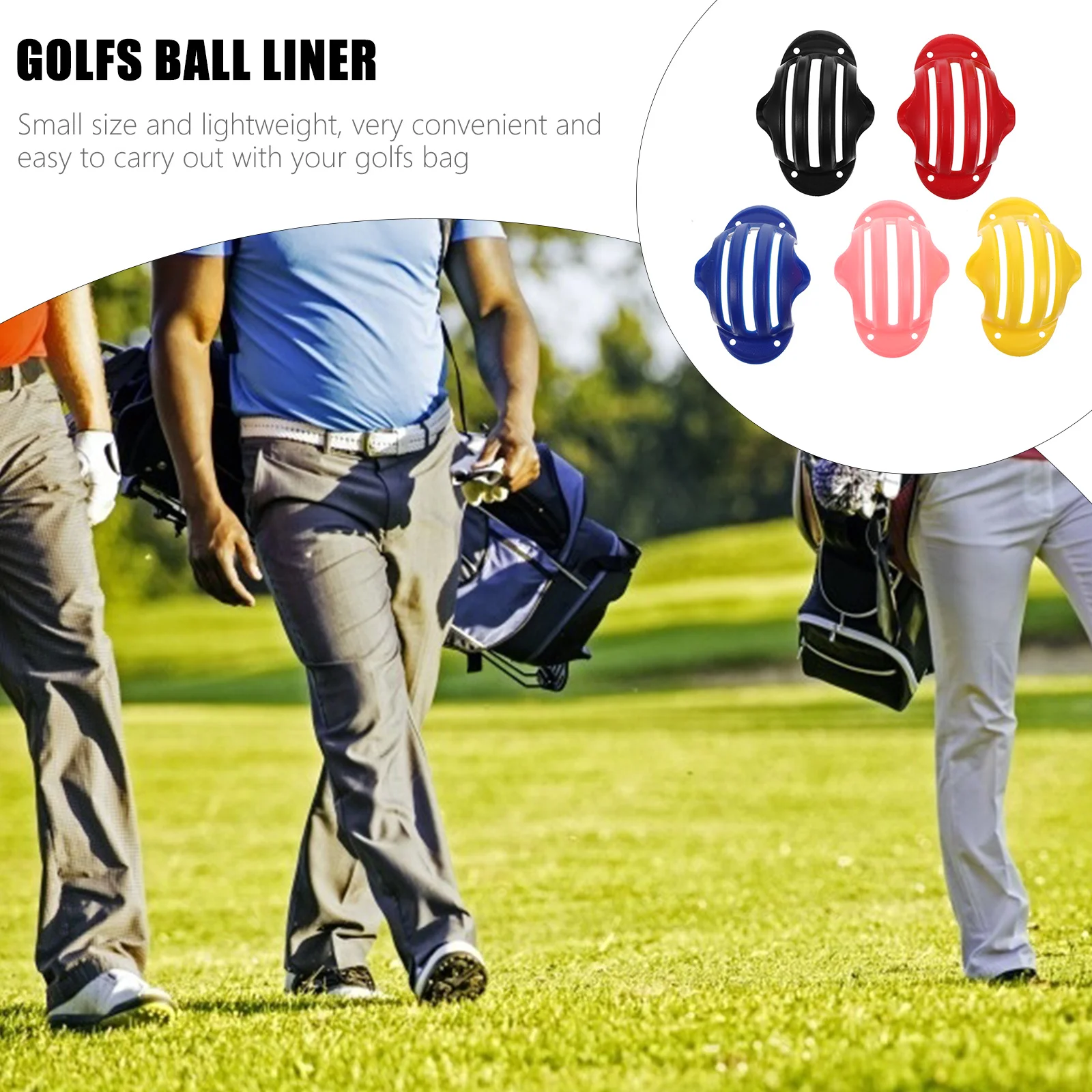 

5Pcs Golfs Ball Liner Tool Precision Made Stable Characteristics High Reliability Front Back Marking Supplies Golfs Ball Liner