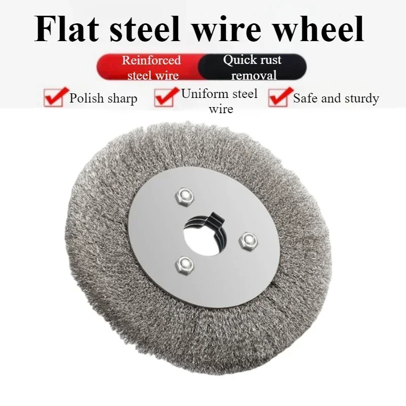 Stainless Steel Wire Wheel Brush for Metalworking Grinding Rust Removal Angle Grinder Polishing Wheel Durable