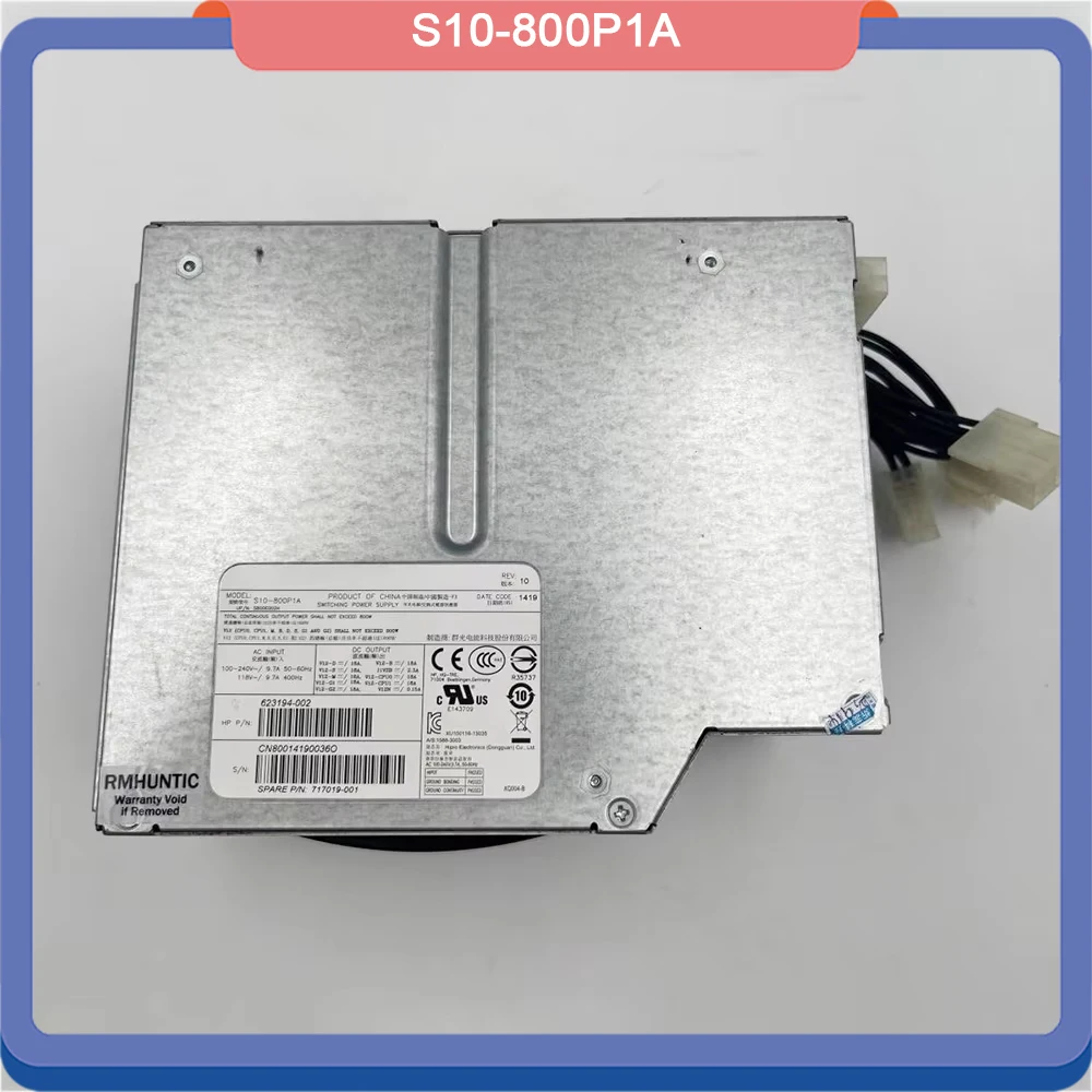 لمحطة العمل إمدادات الطاقة لـ H-P Z620 717019-001 623194-002 S10-800P1A 800 واط 100% تم اختبارها قبل الشحن