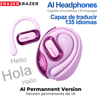 ERAZER X5 OWS Wireless Headphones Ultra-light Comfort AI Translator Earbuds Gaming Bluetooth 5.4 Earphones Power Digital Display