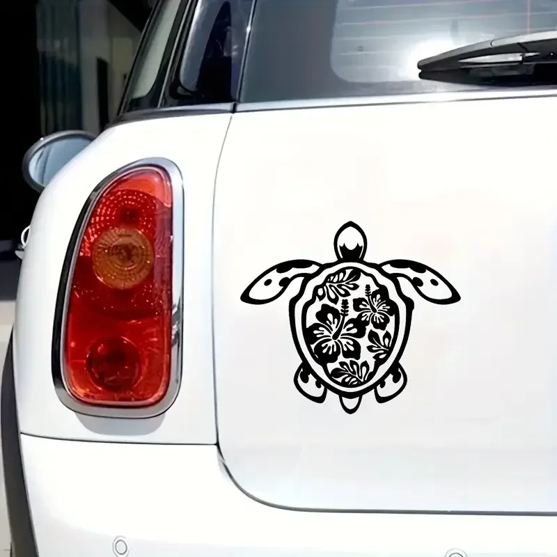 Creative Sea Turtle Car Sticker Vinyl Decals Self-adhesive Black and White Available