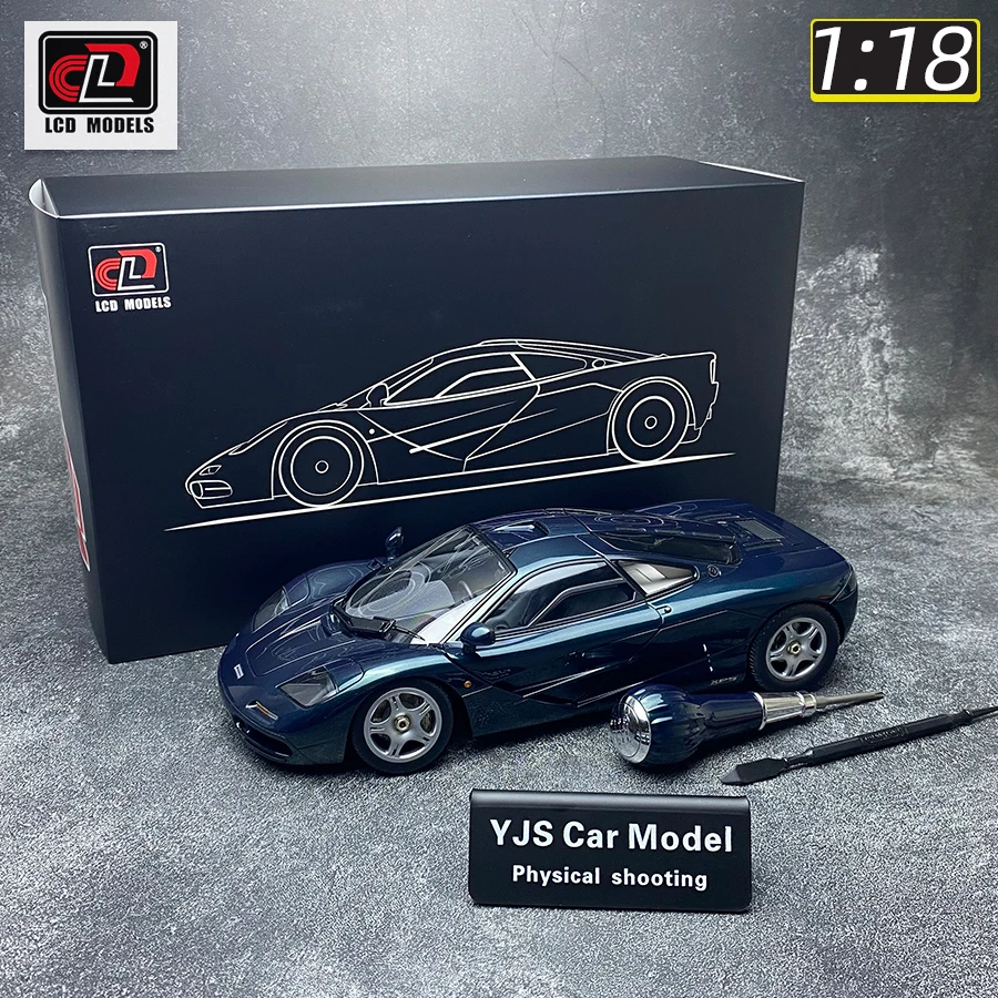 LCD model 1:18 NewS FOR McLaren F1 XP5 alloy car model sports car static display piece holiday gift collection for friends