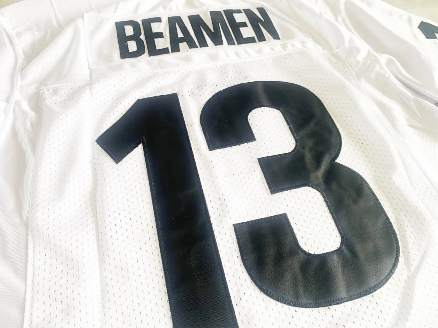 American Football Jersey Any Given Sunday Miami Shark 13 Beamen Outdoor Sports Mesh Ventilation Sewing Embroidery Black White