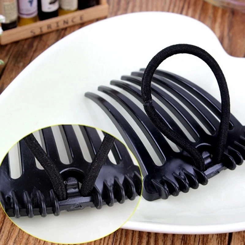 Ponytail Comb Hair Clip Creative Stylish Tying Hair Tool for Daily Home Office Outdoor Wear