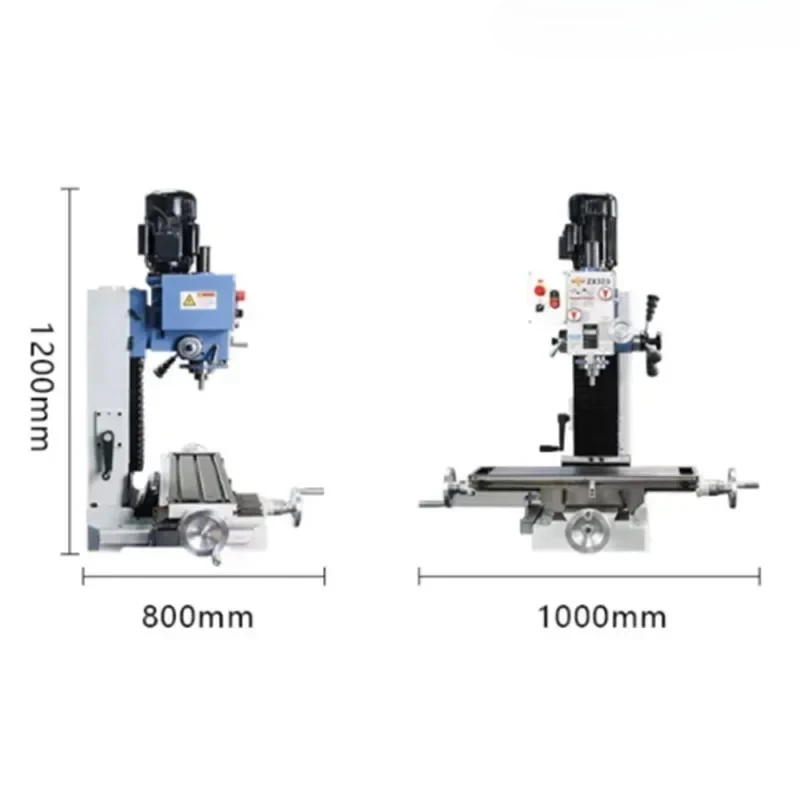 For ZX32G High Precision Column Vertical Drilling Machine Bench Table Drill Variable Speed Milling Drilling Machine