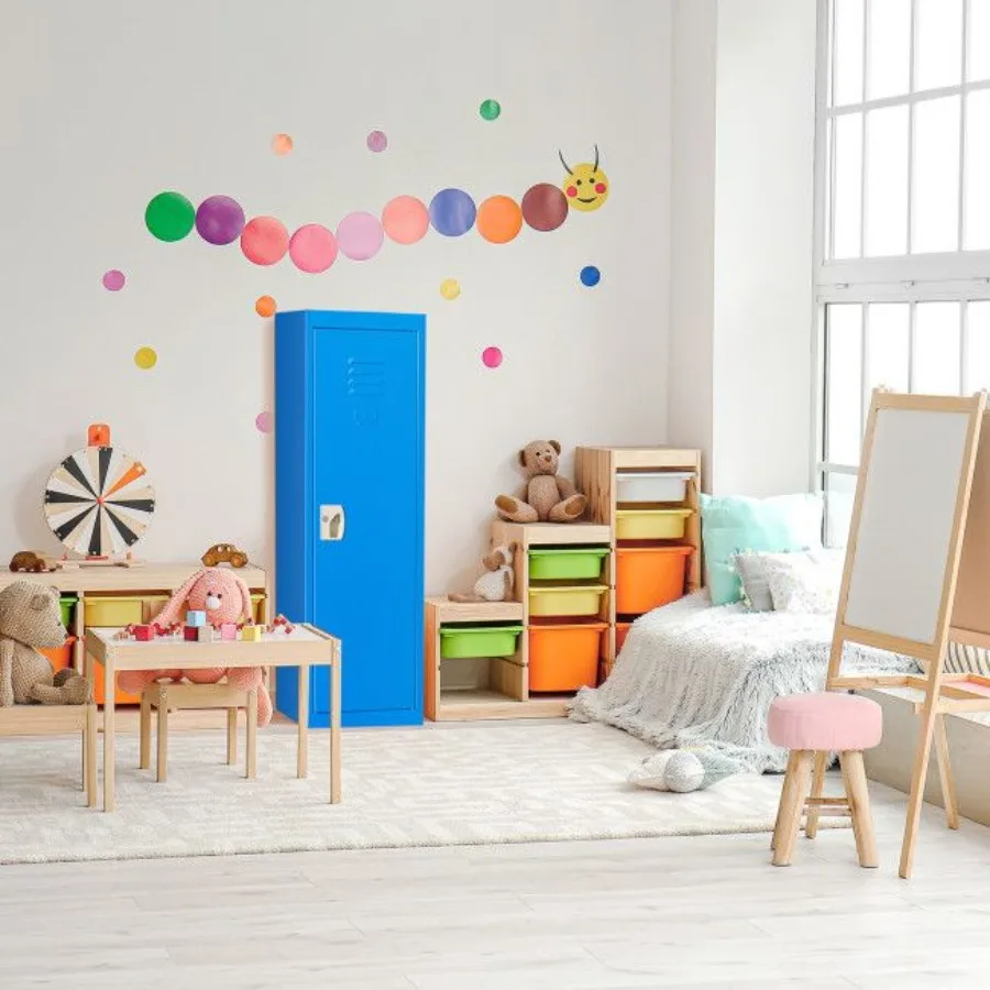

48 Inch Kid Safe Storage Single Tier Metal Locker