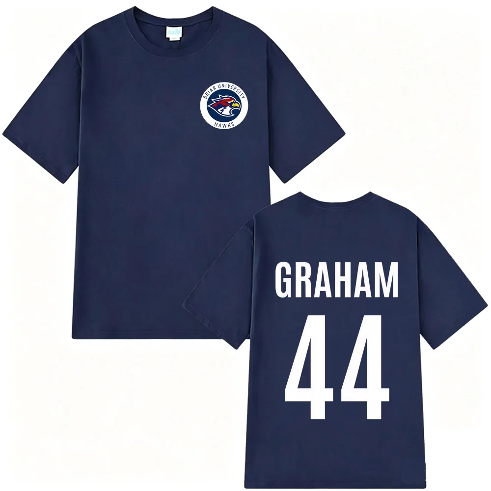 Off Campus Briar University Jersey Graham 44 22 DI LAURENTIS 66 T-Shirt Men High Quality Cotton Streetwear Casual Shirt