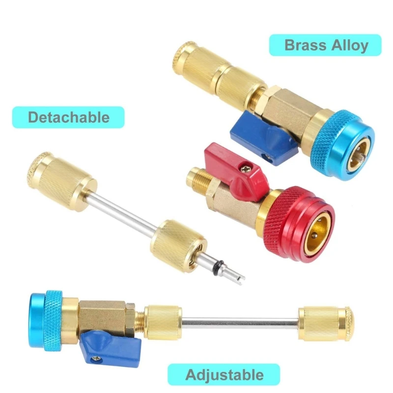 Bequem Removal Tool Ventile Remover Kühlsysteme Ventile Reparatur Werkzeug Set Metall Demontage Werkzeug Dropship