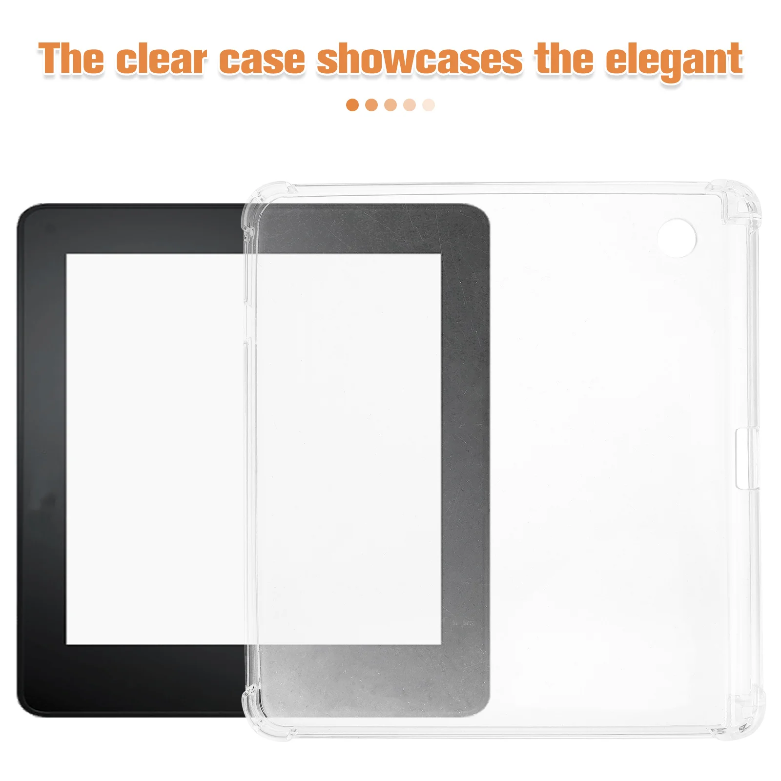 غلاف القارئ الإلكتروني حافظة واقية شفافة متوافقة مع فتحة قلم Sage 8.0 غطاء كتاب إلكتروني شفاف مقاوم للصدمات غلاف القارئ الإلكتروني