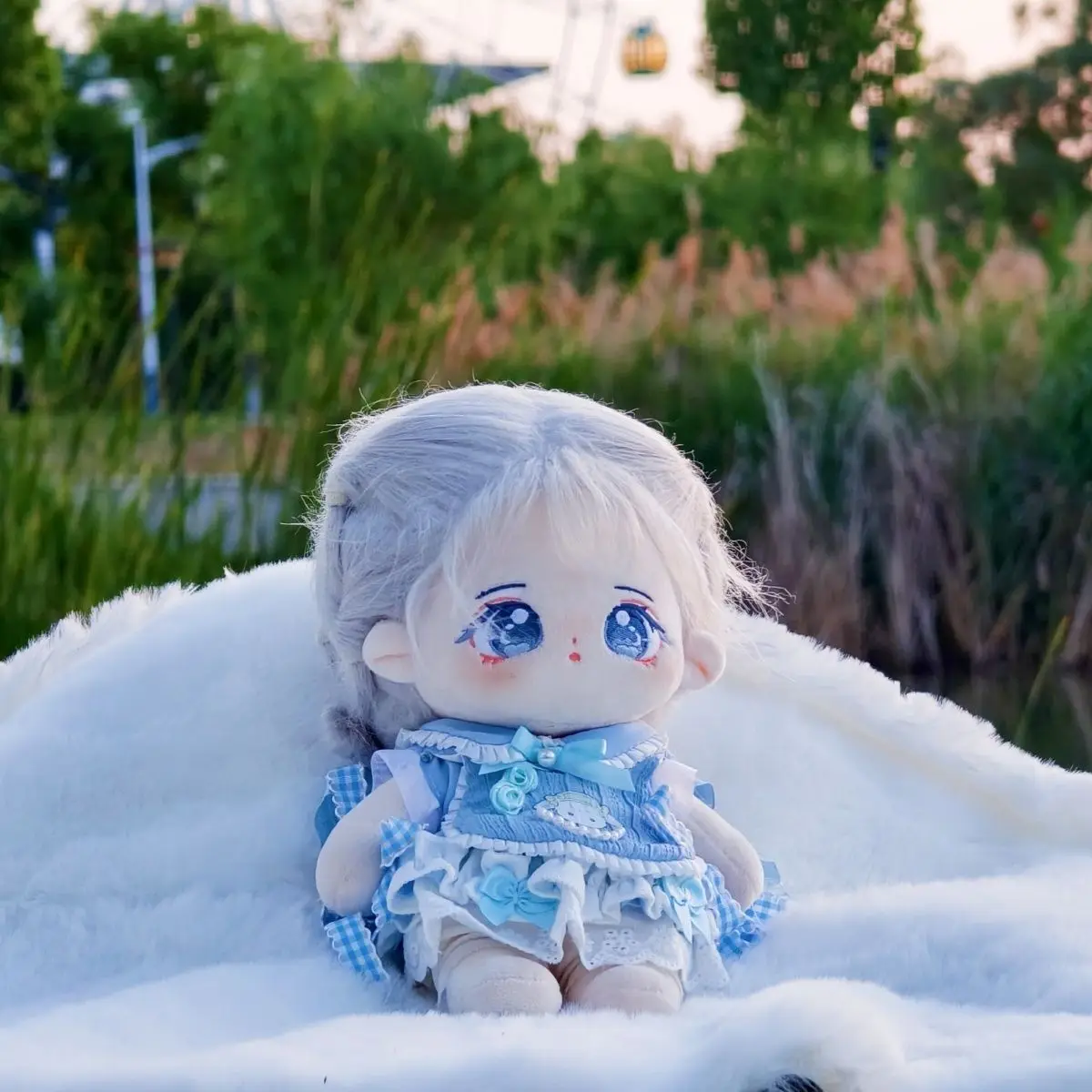 A 20cm-sized cotton doll's outfit, a cute and exquisite clothing set from the Blue Mist Cotton Candy series