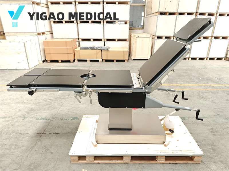 Manufacturer Head Control Medical Manual Hydraulic Adjustable X-RAY Surgical Operation Table