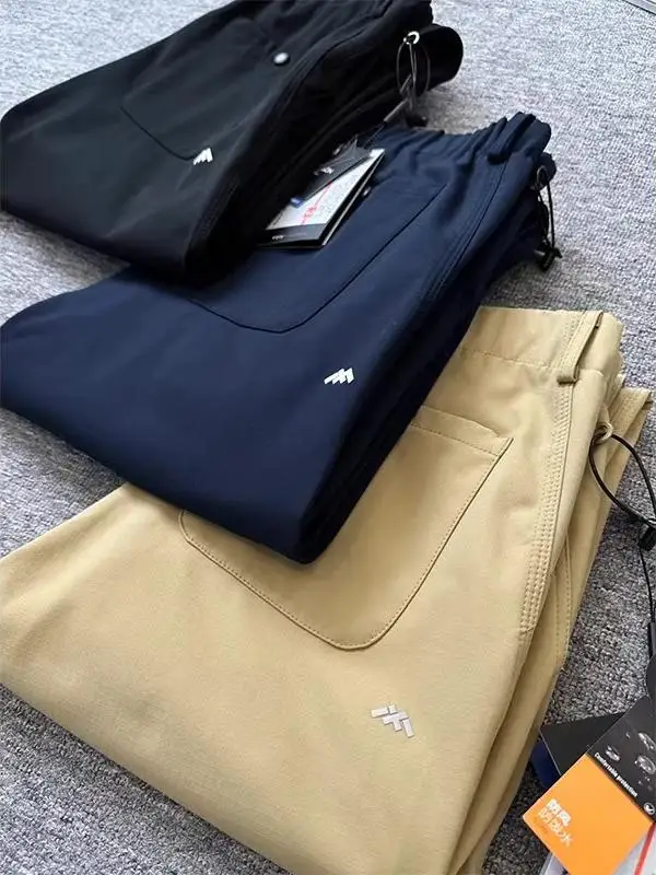 

Брюки рабочие мужские высокого роста цвета хаки, на флисовой подкладке, для активного отдыха весна-осень, свободного кроя, прямые, повседневные