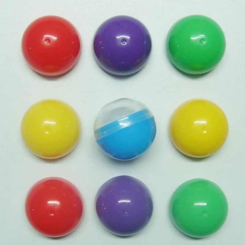 

32Mm colored twisted egg candy toy plastic shell, plastic capsule