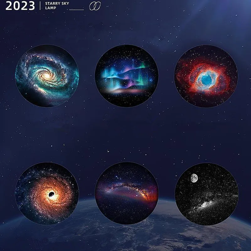 3D Galaxy Star Projector Projection Films Photo Galaxy Starry Sky Projector Lamp Slides(Excluding projectors machine)