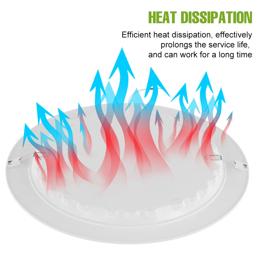 Lampu Downlight LED 25W 220V Lampu Langit-langit Bulat Tersembunyi Lampu Sorot Dalam Ruangan untuk Rumah Ruang Tamu Kamar Tidur Dekorasi Pencahayaan Lembut Putih Dingin