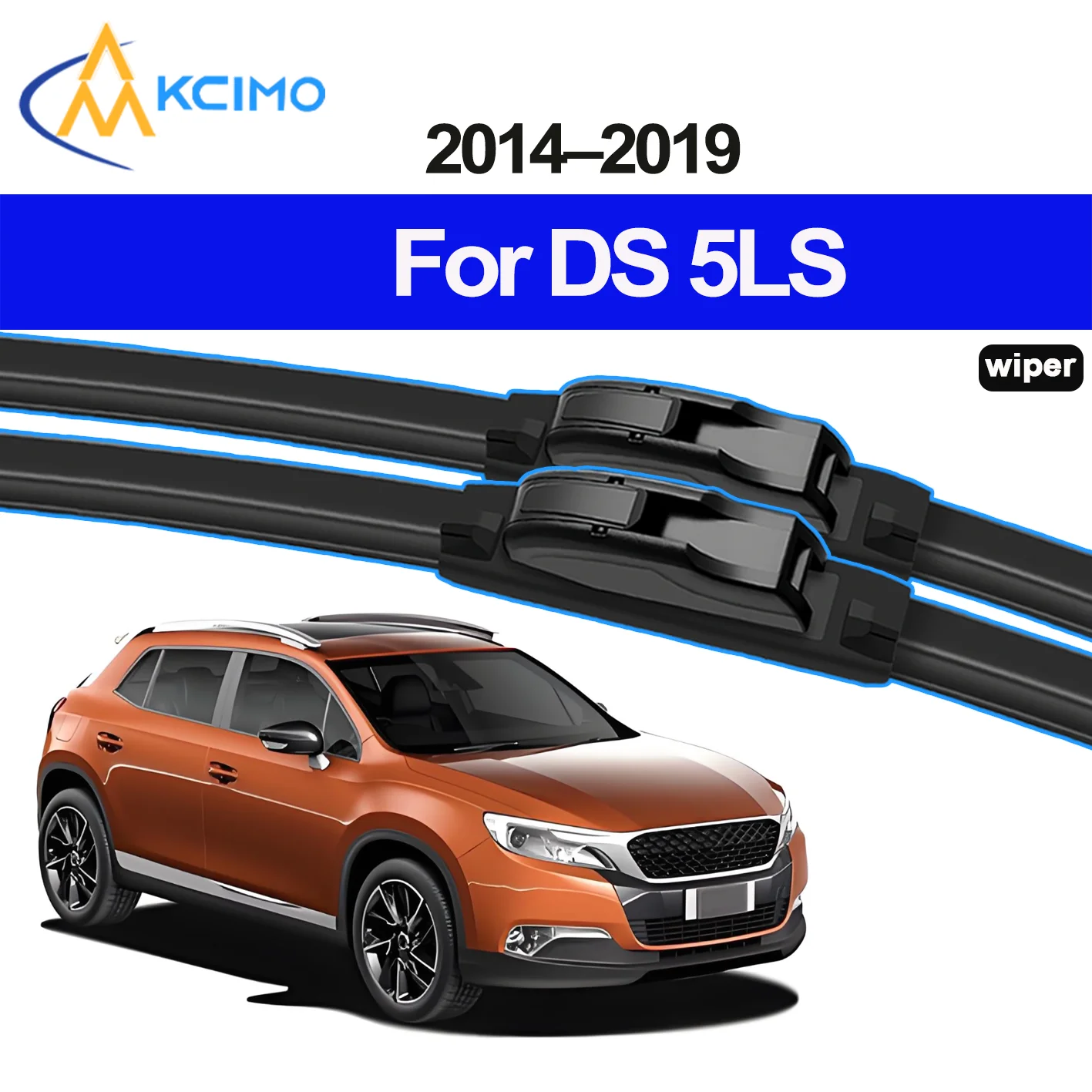 

KCIMO 2PCS New Front Windshield Wiper Blade for DS 5LS 2014-2019 Front Windshield Auto Wipers Blade Accessories 2019 2018 2017