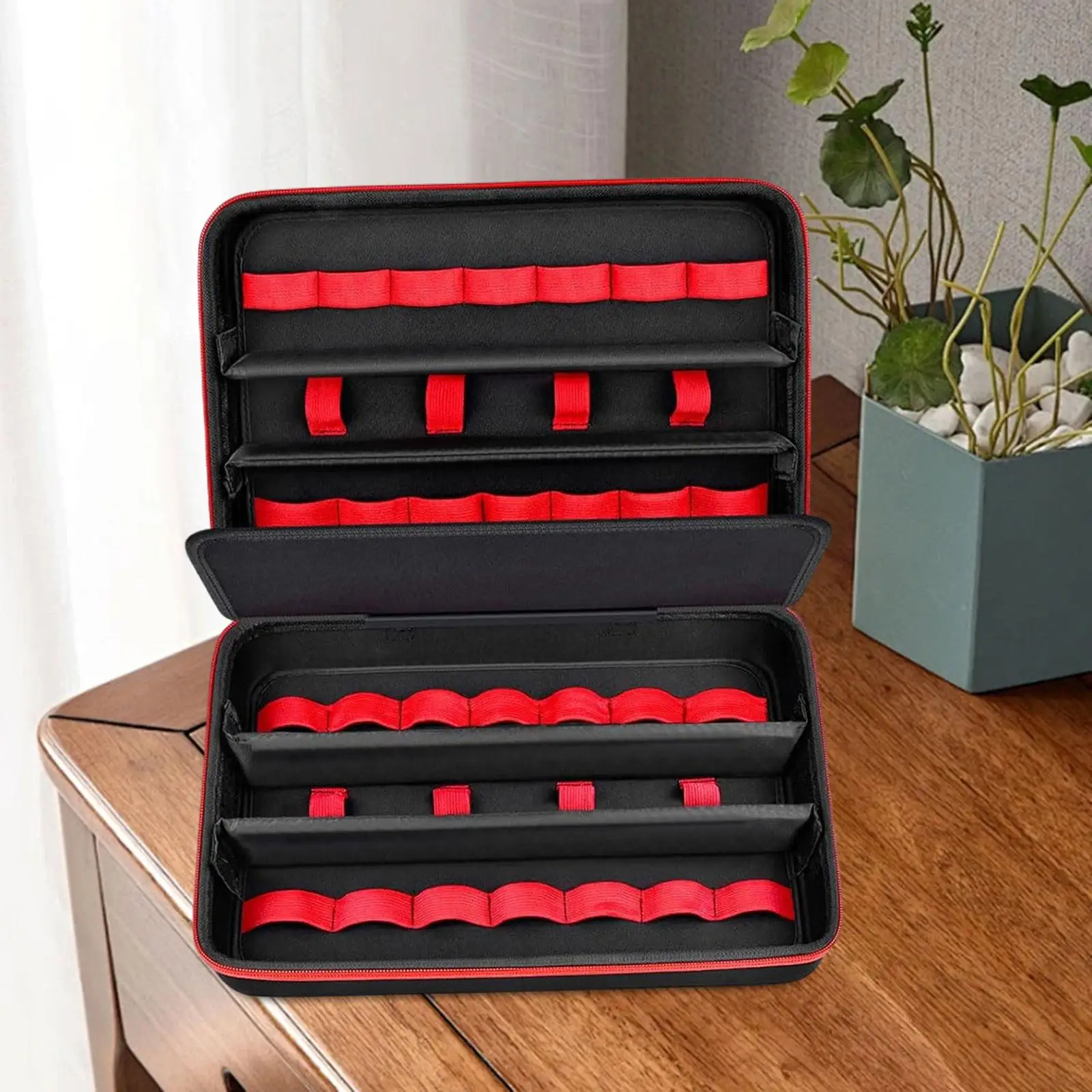 

Toy Car Organizer Bag Carrying Case Display Hard Container for Diecast Car Small Dolls Exhibition Home Countertop