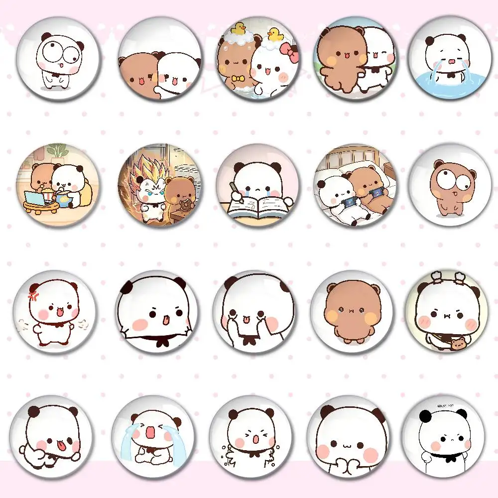 Lustige D-Dudu B-Bubu Meme-Anstecker, runde Brosche, niedliche Cartoon-Idol-Cosplay-Anstecker, DIY-Rucksack-Kleidungs-Schmuck-Pins