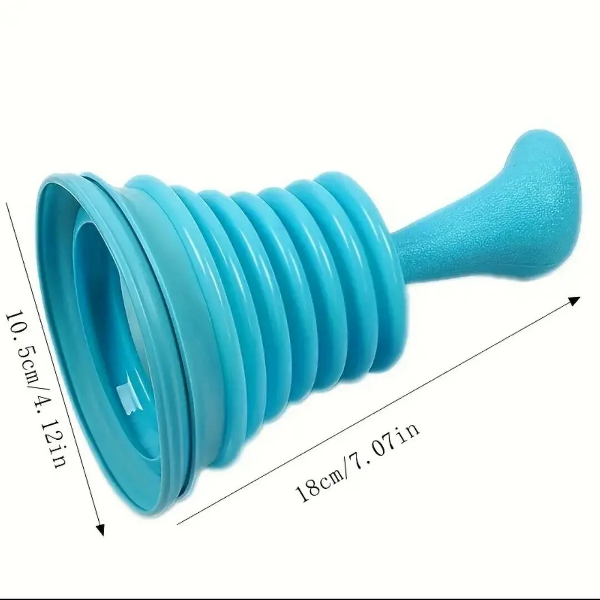 Blue Toilet Sink Suction Sewer Dredge Blocking Pump Pipe Cleaner Sink Drain Cleaner Tool for Home Plumbing view 2