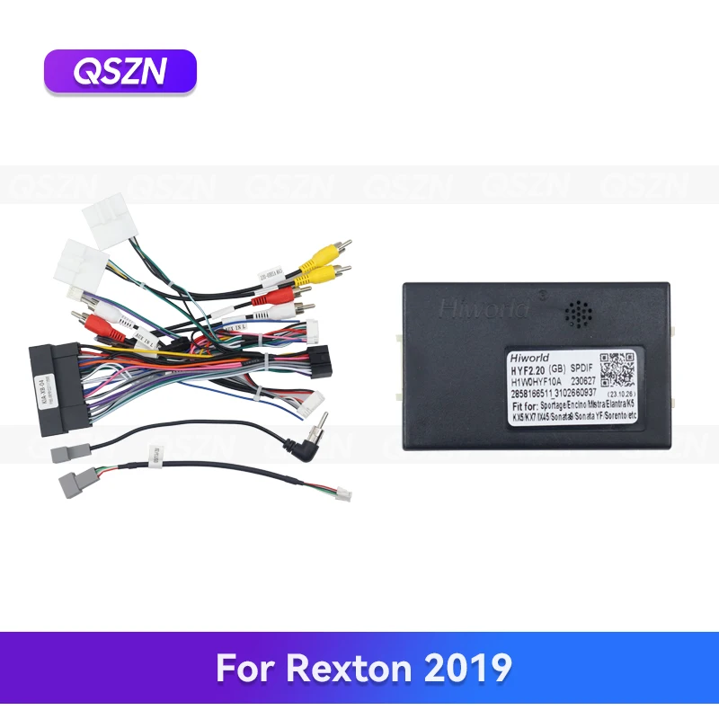

QSZN For Rexton 2019 Wiring Harness CANBUS Kit
