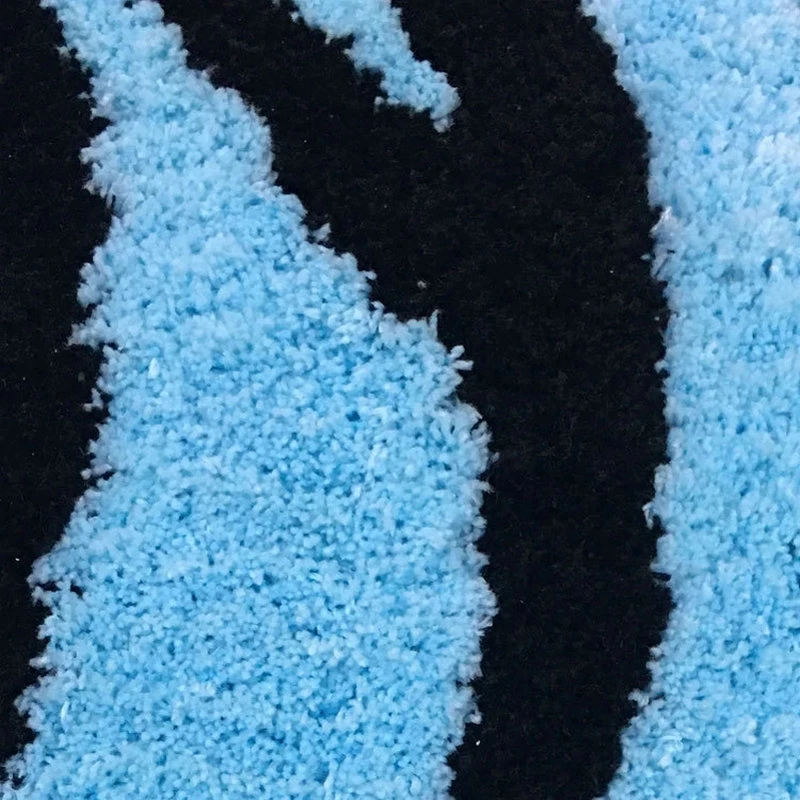 

150X90cm Carpet Handmade Tufted Tiger Shape Floor Mat Non-slip Absorbent Bathroom Mat Living Room Bedroom Decor Bedside Area Rug