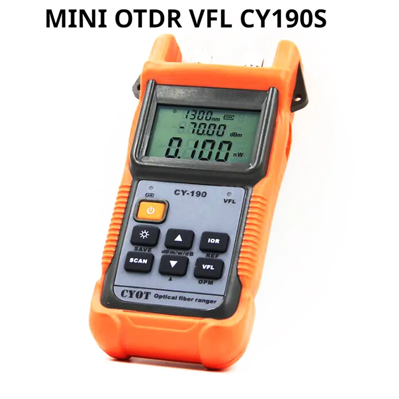 

MINI OTDR VFL CY190S Fiber Optical Ranger Visual Electronic Cable Fault Locator Visual Fault Locator