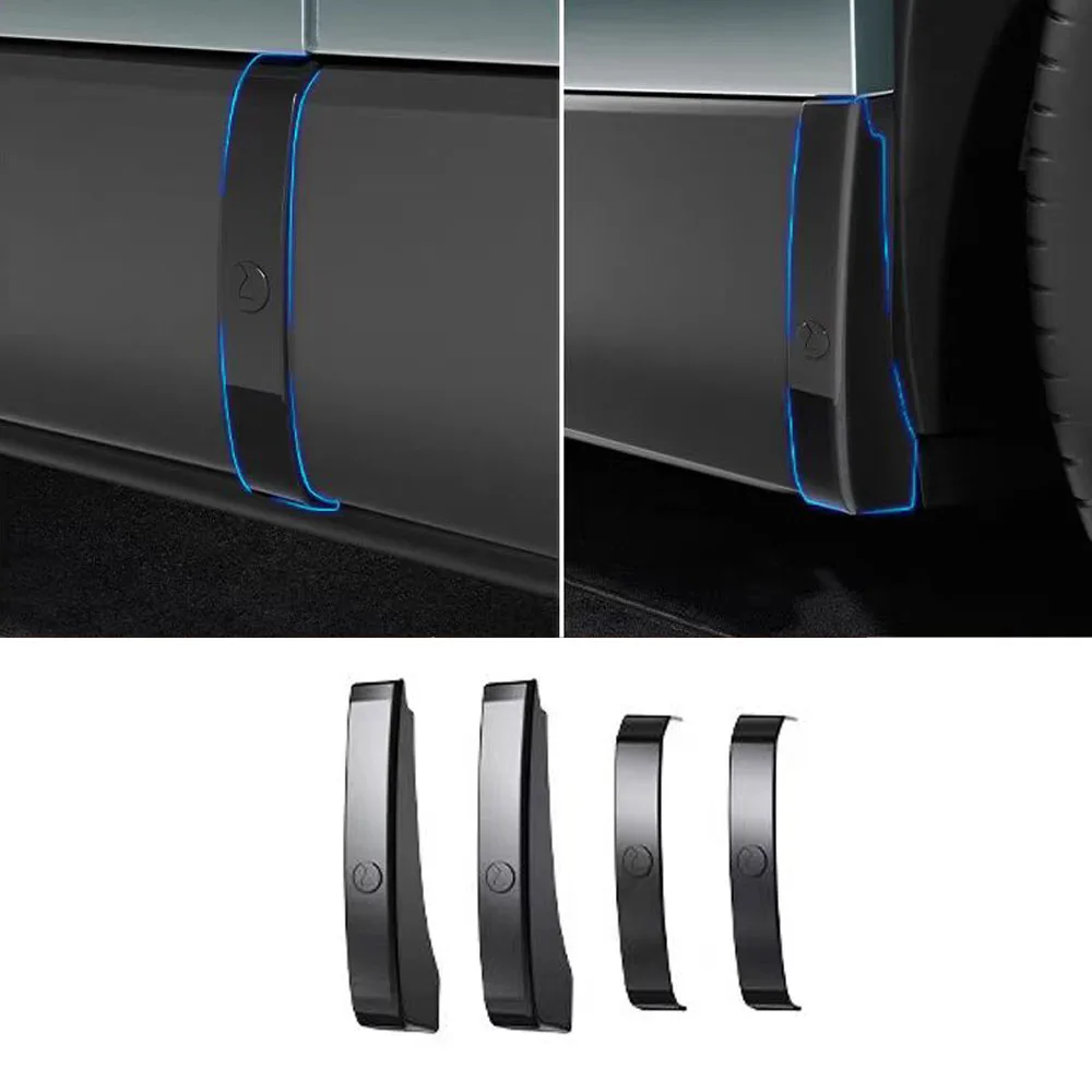 

Подходит для Denza N9 2025 2026, дверные полоски для предотвращения столкновений, защита от царапин, скрытые защитные наклейки, модифицированные аксессуары