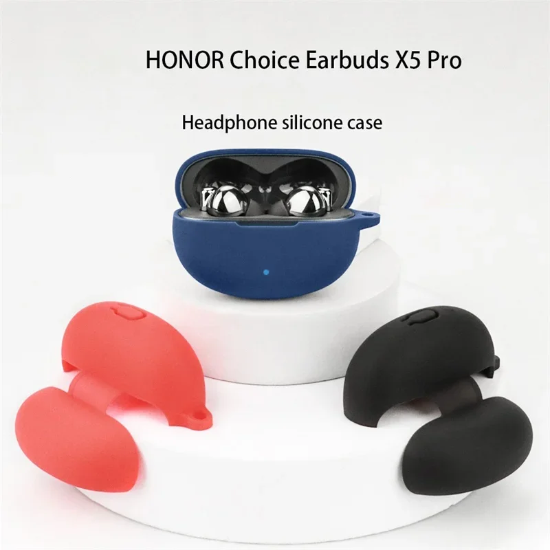 

For onor Choice Earbuds X5 Pro Case Silicone Protective Skin Cover For onor Choice Earbuds X5 Pro Wireless Earphones Accessory