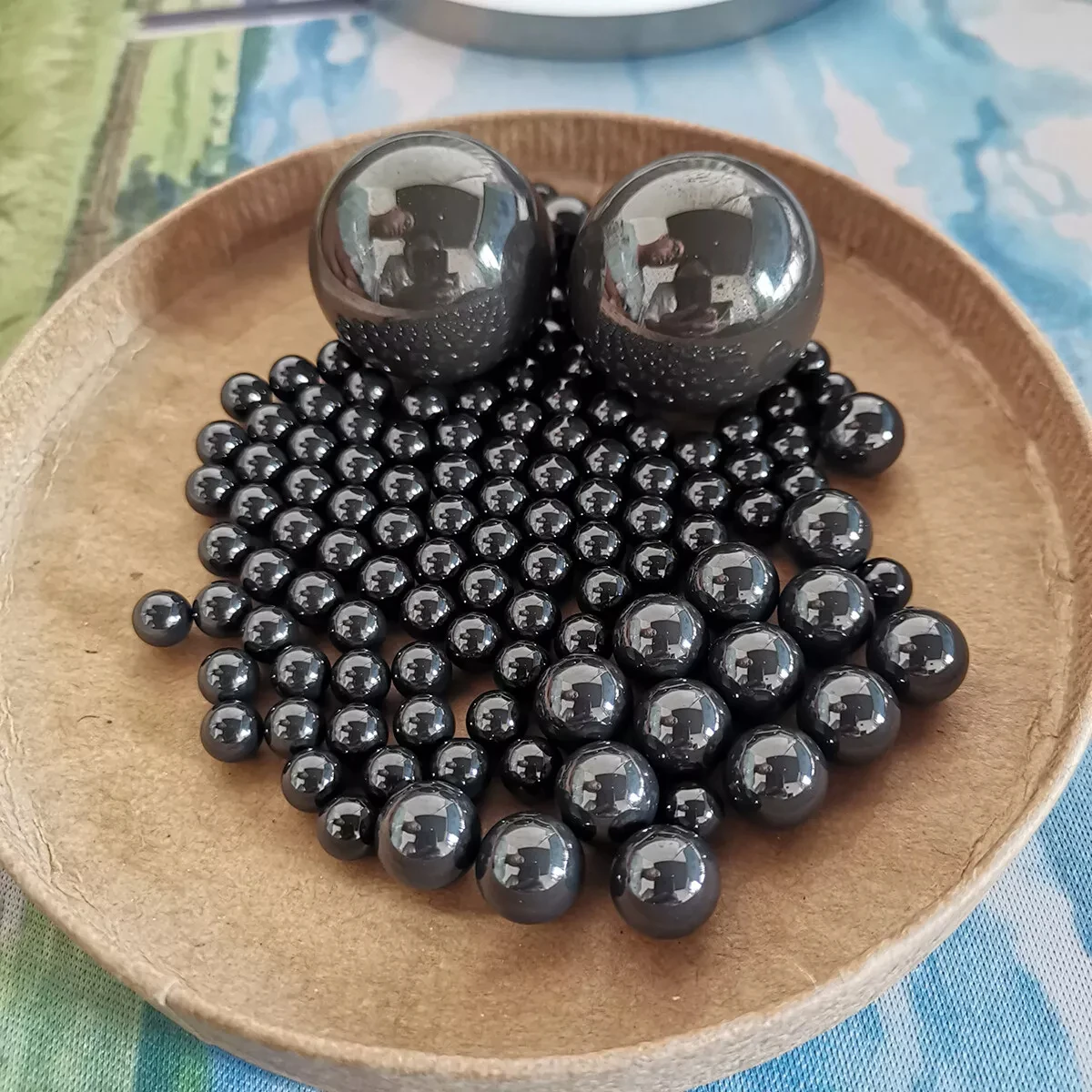 

8.5mm ~ 25.4mm Silicon Nitride Ceramic Balls, G5 Grade Precision Ceramic Bearing Balls