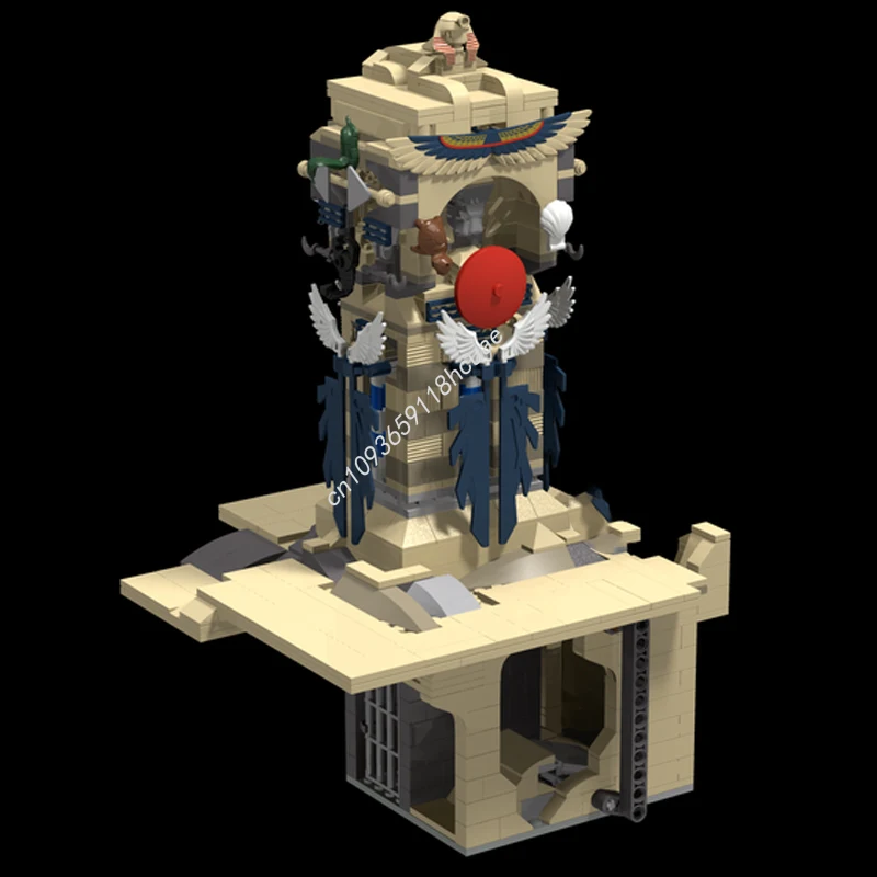 

888 шт. MOC The Riddle of the Sphinx Education собрать строительные блоки Рождественский подарок Праздничный набор задач для убивания времени