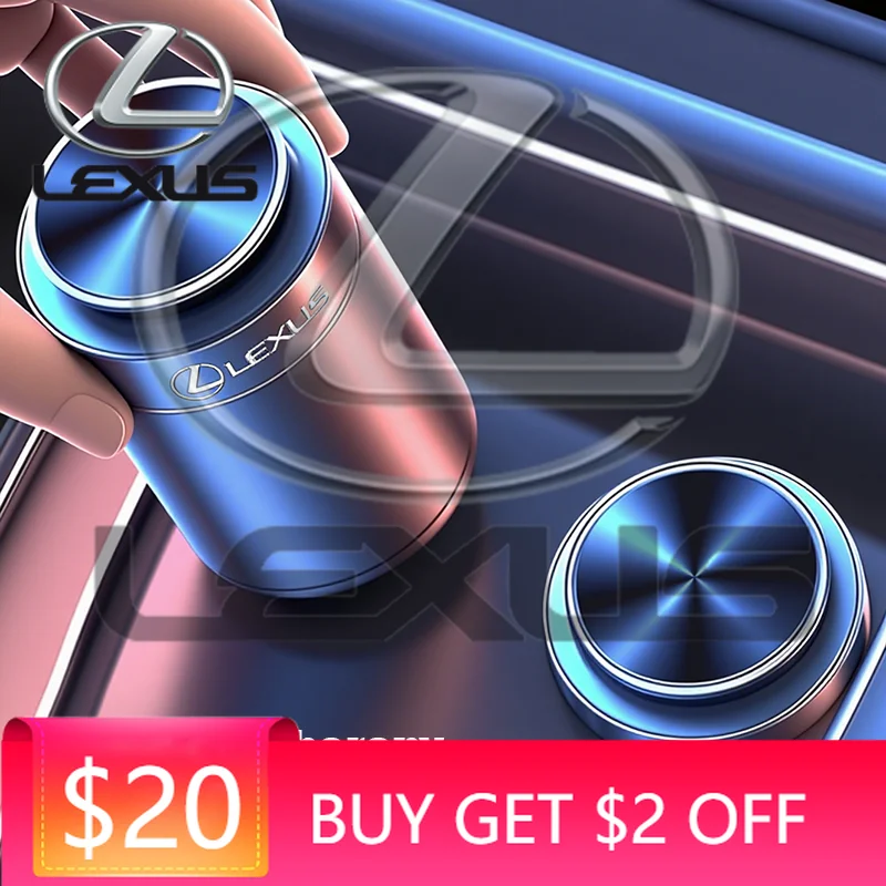 

Emblems LED Car Perfume Diffuser Fragrant Air Purifier Accessories For Lexus F SPORT ES RX NX LS UX LM LX GX LC RZ IS CT GS RC H