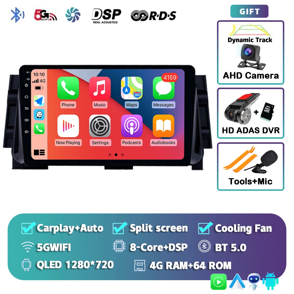Qualcomm Snapdragon Android 15 Carplay Auto Radio Multimedia Speler Voor Nissan Kicks Micra P15 2016-2020 Dsp Autoradio GPS