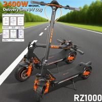 CUNFON RZ1000 Adult Electric Scooter 1200W*2 Motor 48V24AH Battery City EScooter 10.5 Inch Tire E-Scooter