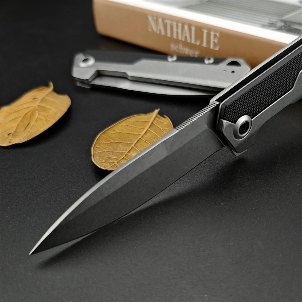 KS 3860 سكين قابل للطي للتخييم والمشي لمسافات طويلة والسفر في الهواء الطلق EDC أداة البقاء على قيد الحياة والدفاع عن النفس، سكين للنقل، سكين الصيد #4