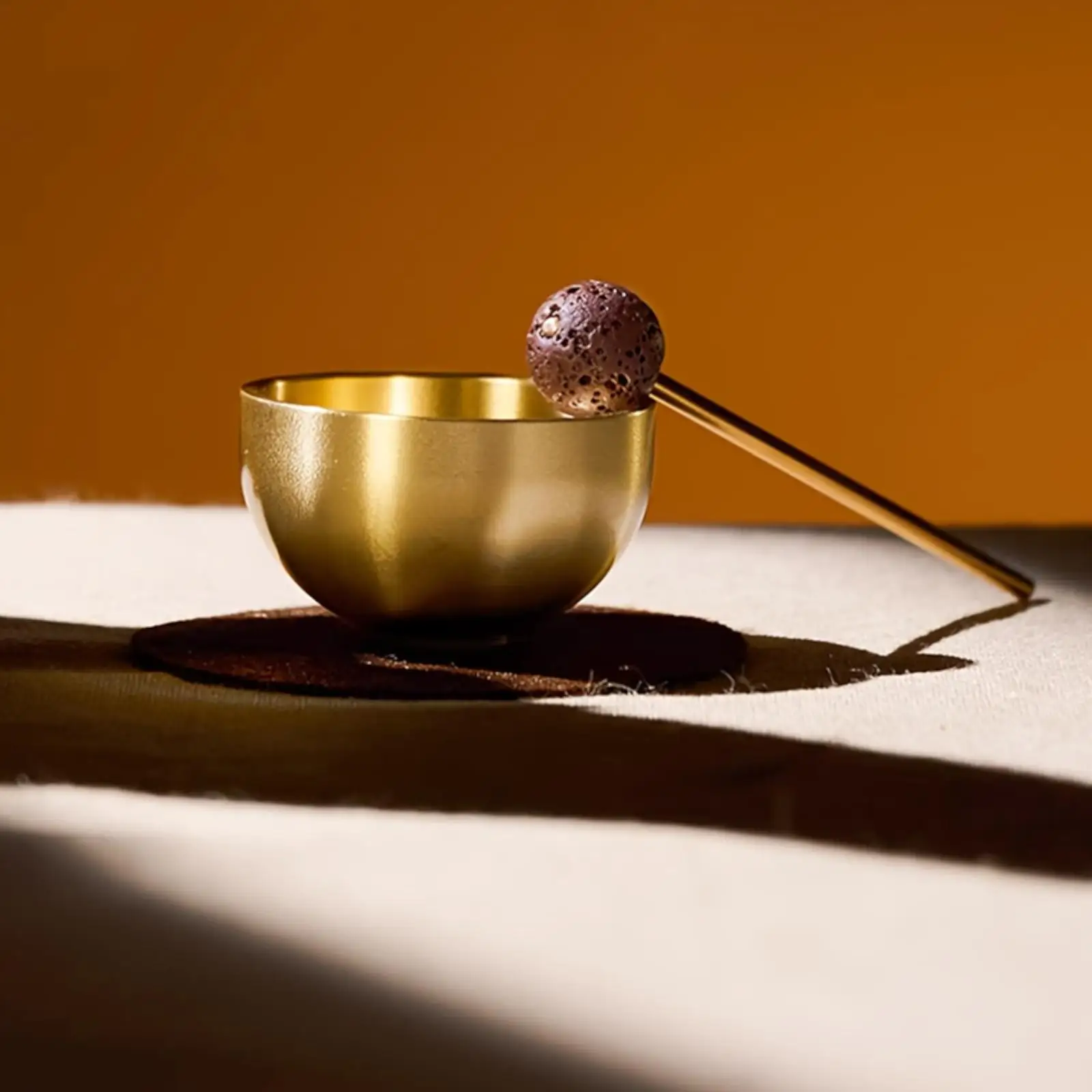 Mini Singing Bowl Set Portable for Meditation Enthusiasts Relaxation Healing