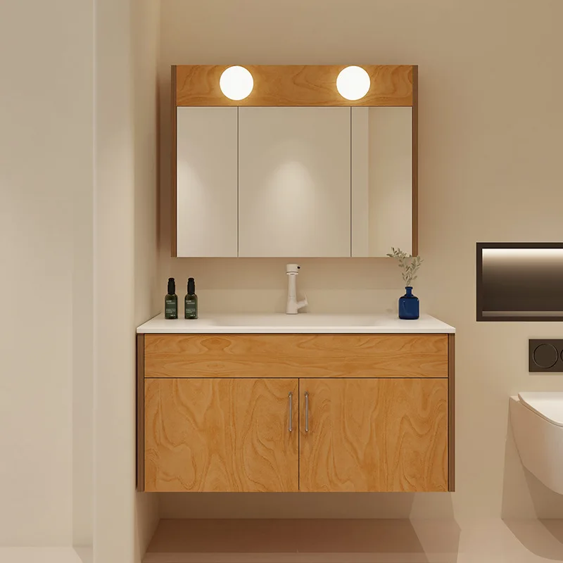 

Birch marine board bathroom cabinet combination slate hot bending integrated basin washbasin bathroom bathroom