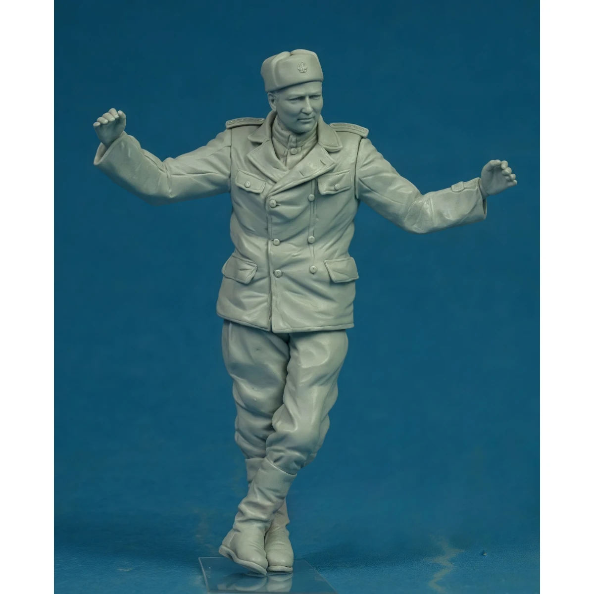

1/35 resin figure unpainted model kit, Soviet tank crew (3 people), unassembled and unpainted GK