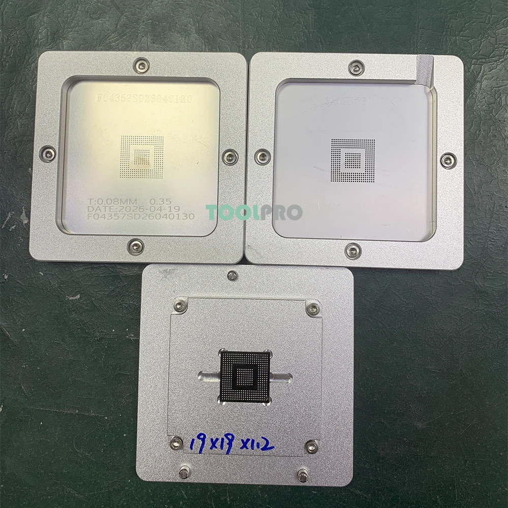 R5S77640BG BGA200 Aluminum Alloy BGA Reballing Station Reballing Platform 82x82 Stencil kit for Mobile Phone Repair