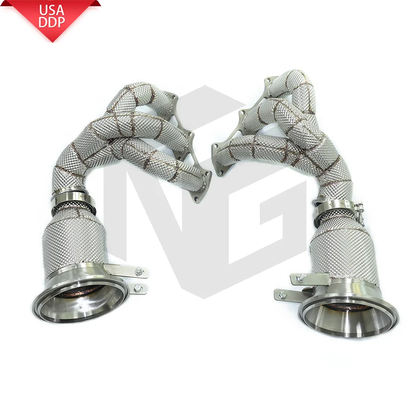 

ING exhaust manifold segment suitable for Porsche 911 992 GT3 4.0t car accessory system