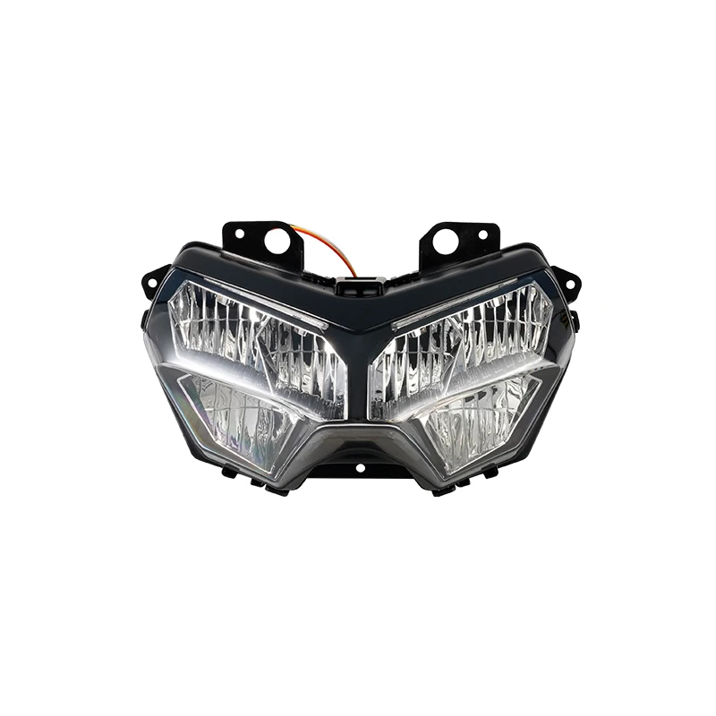 

YongJin Black Motorcycle LED Headlight For KAWASAKI Z650 Z400 Z900