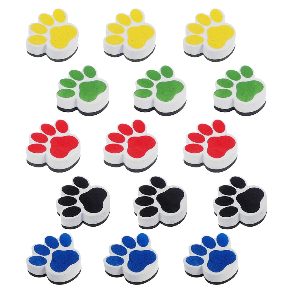 

15 Pcs Cartoon Whiteboard Eraser Lightweight Erasers Decorate Cleaning Tools Eva