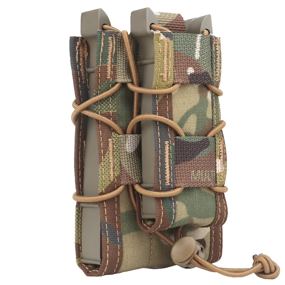 Tactical MOLLE System Тактическая сумка для жилета, коробка для журналов для матери и ребенка, функциональная сумка, полевой аксессуар, 5,56 мм, 9 мм