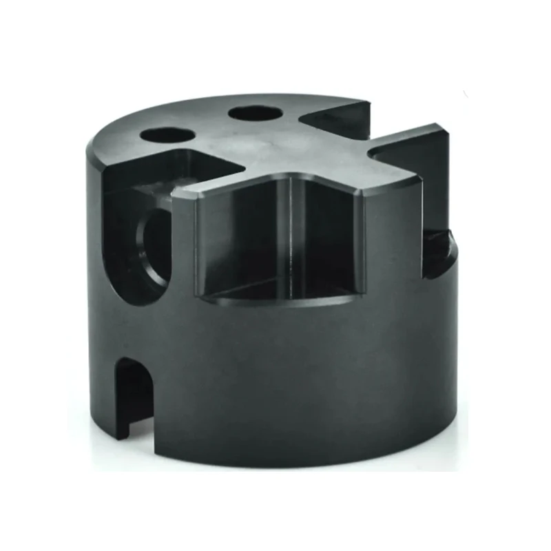 Serviço de usinagem CNC de alumínio anodizado preto de alumínio usinado CNC personalizado