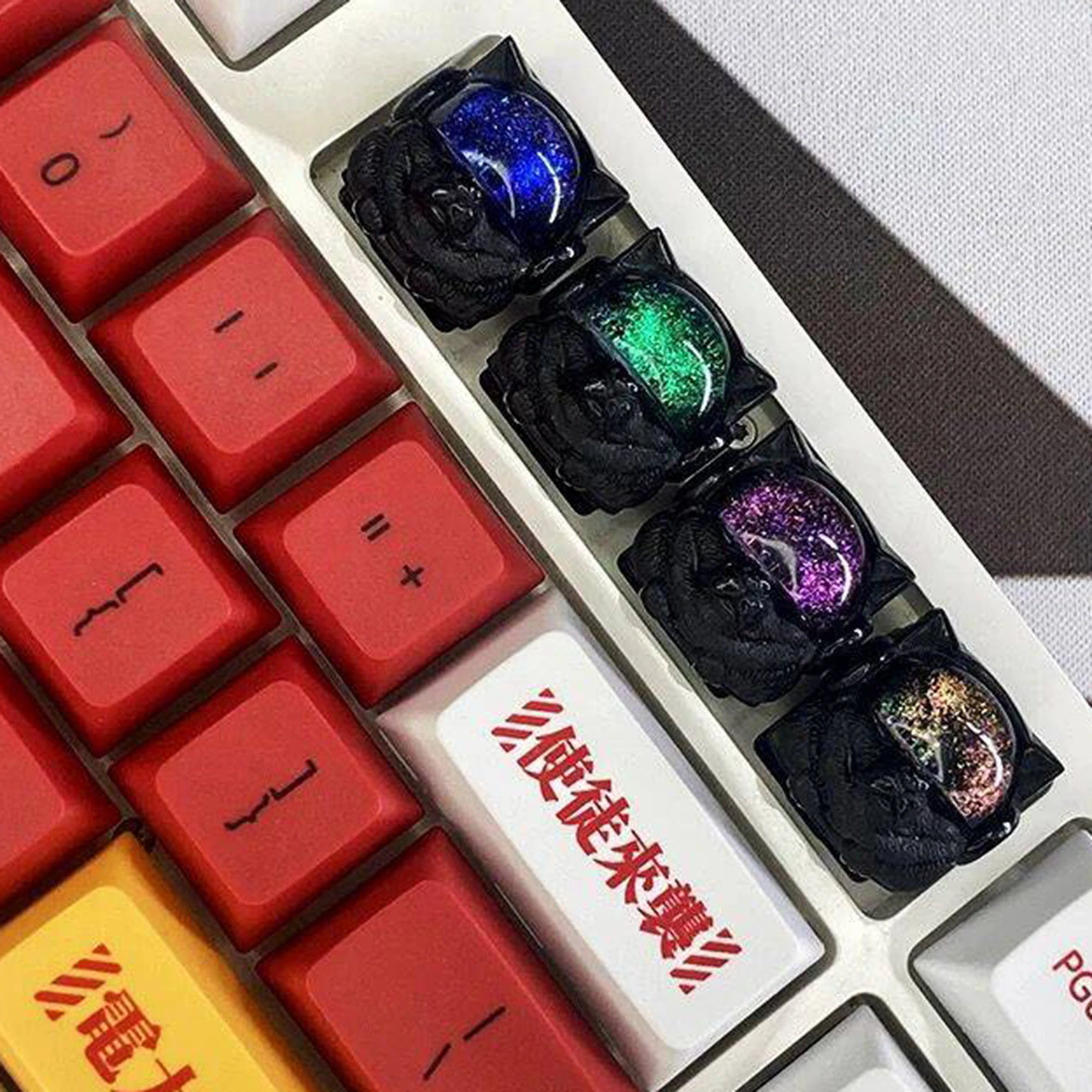 3D Printed Resin Game Personalized Keycap Space Dog Single Keycap Esc Customized Cute Keycap Mechanical Keyboard Accessories