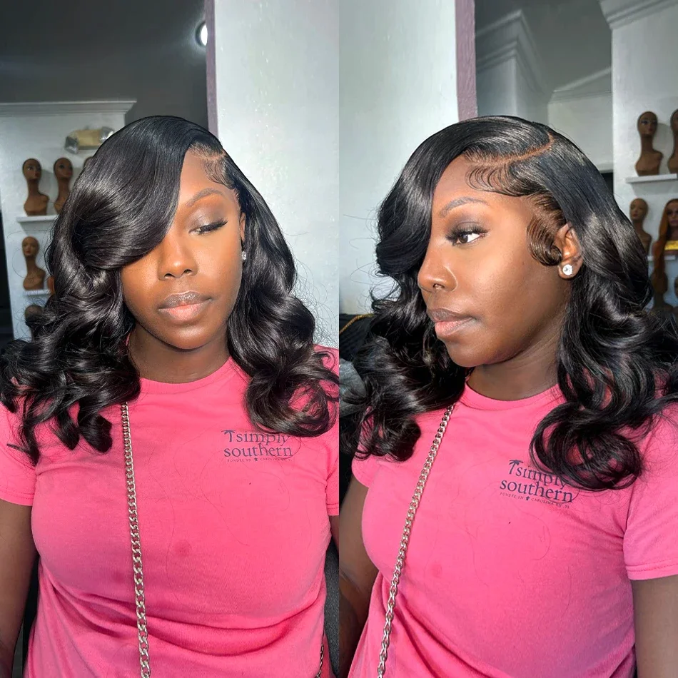 2026 Body Wave Brazilian Human Hair Lace Frontal Wig for Women Pre-Plucked Natural Looking Hair Extensions - view 4