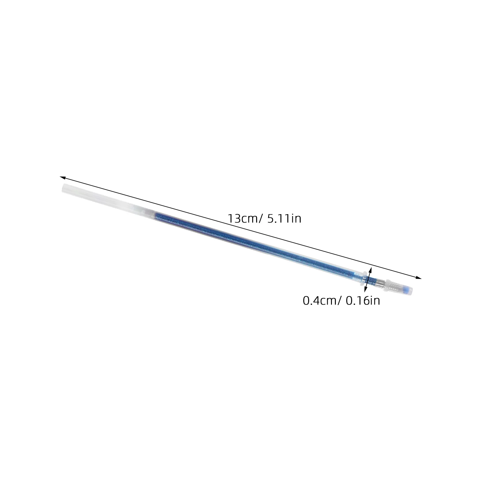 96 Pcs Gel Pen Refillable Decorative Students Stationery Ink Pens Refills Fine Point Glitter Replacements