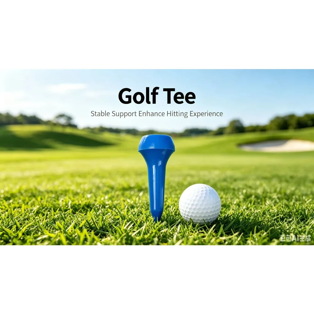 Golf Spikes, Plastic 34mm Mushroom Head Ladder, Golf Tee Color Random Strike Repeated Long Term Use Golf Accessories
